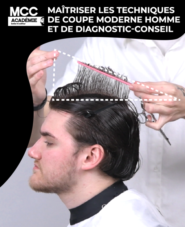 Maîtriser les techniques de coupe moderne homme et de diagnostic-conseil