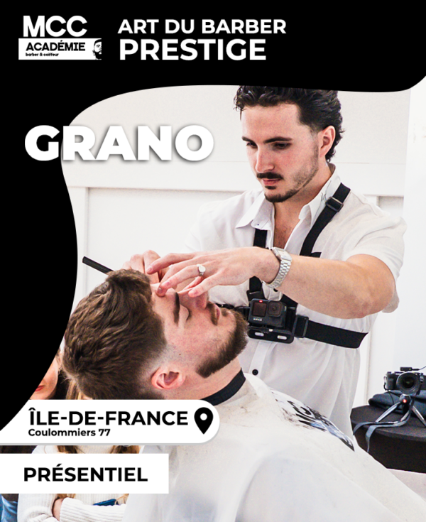 Formation Barber Art du barber Prestige - MCC Académie