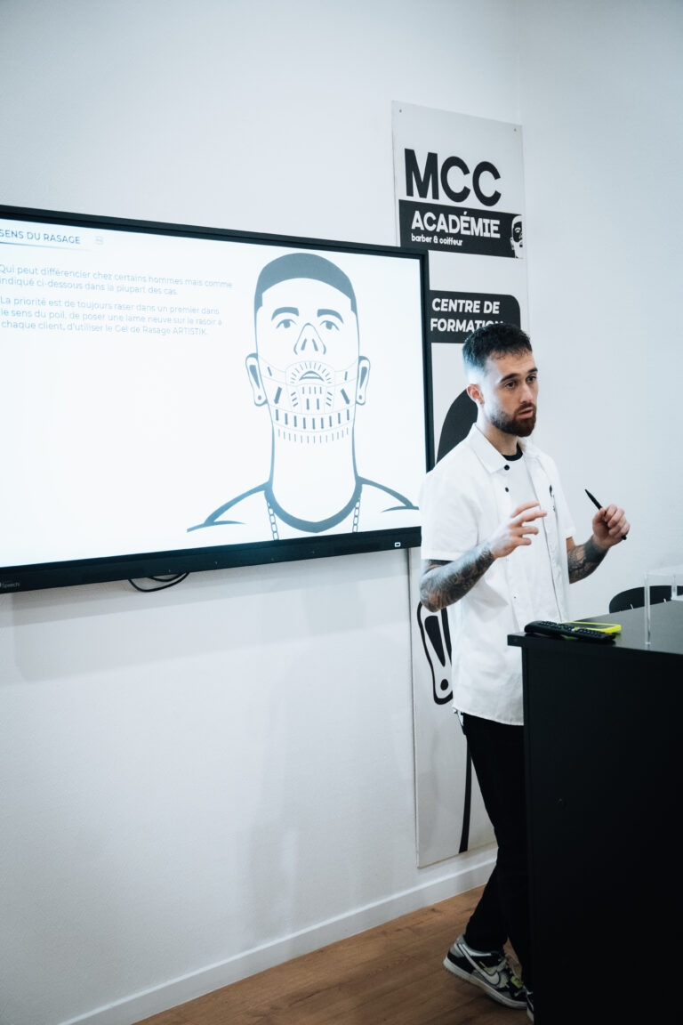 Formation barber MCC Académie rasage de barbe