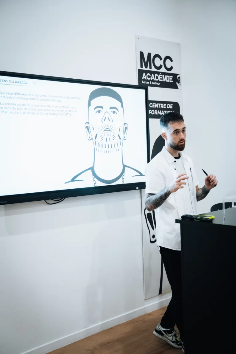 Formation barber MCC Académie rasage de barbe