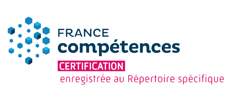 Logo france compétence rncp formation coiffeur homme