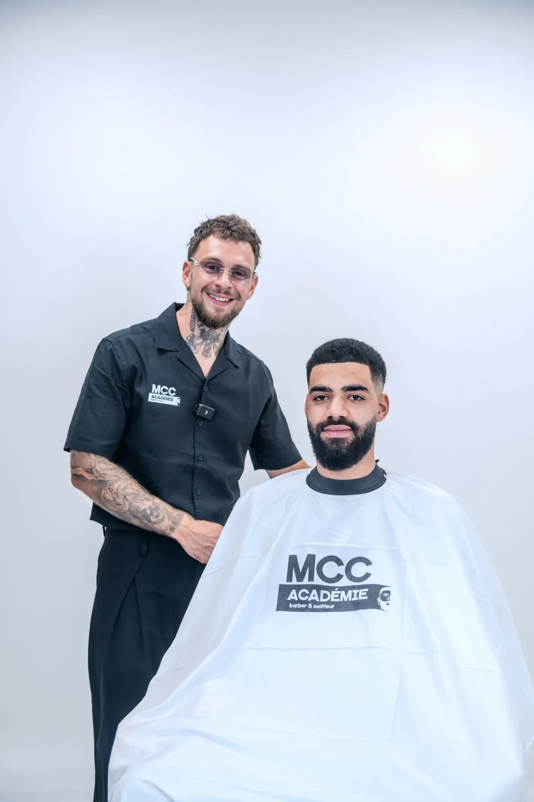 Finition de dégradé au salon MCC Académie