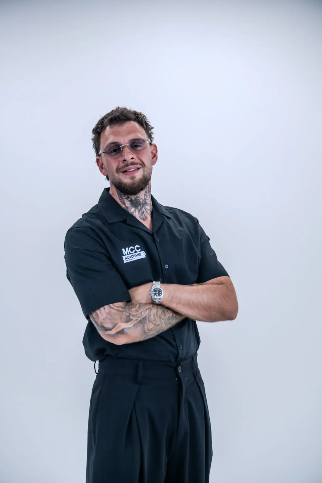 Stagiaires en formation barber chez MCC Académie